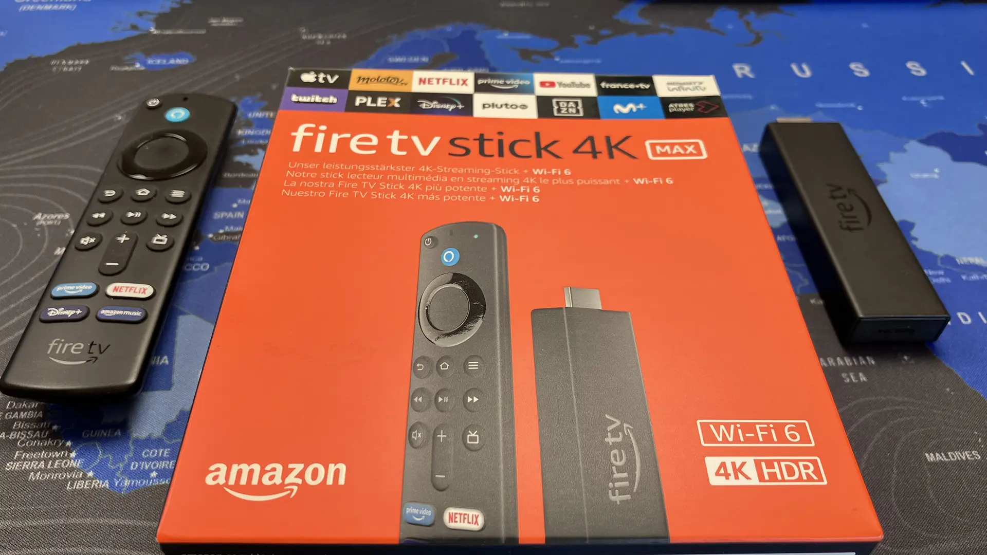 Fire TV Stick 4K Max + mando Luna | Pack para juegos en streaming