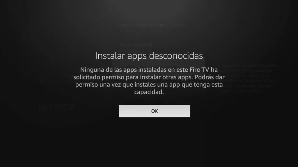 Instalar apps desconocidas