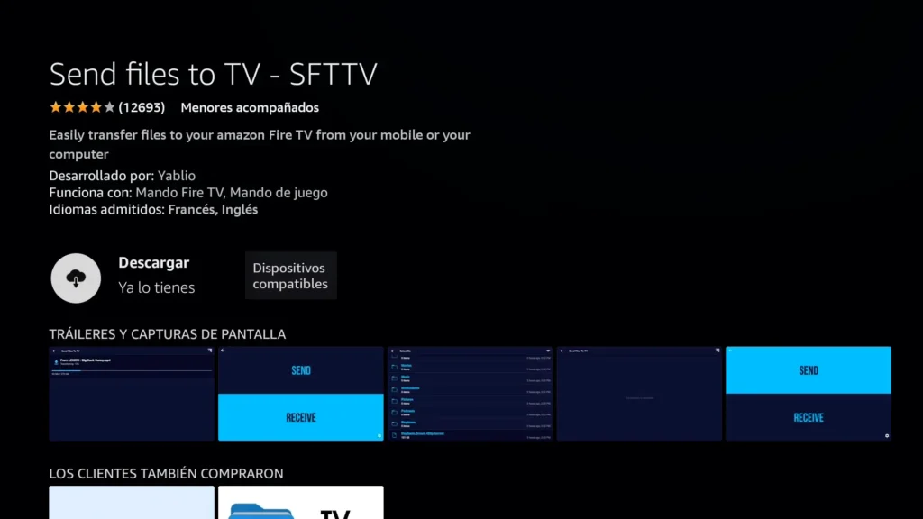 Send files to TV - SFTTV listo para descargarse