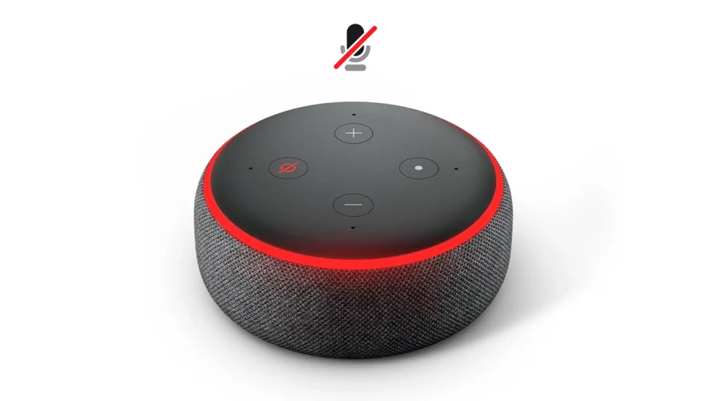 El Echo Dot 3 dispone de botones para la seguridad física