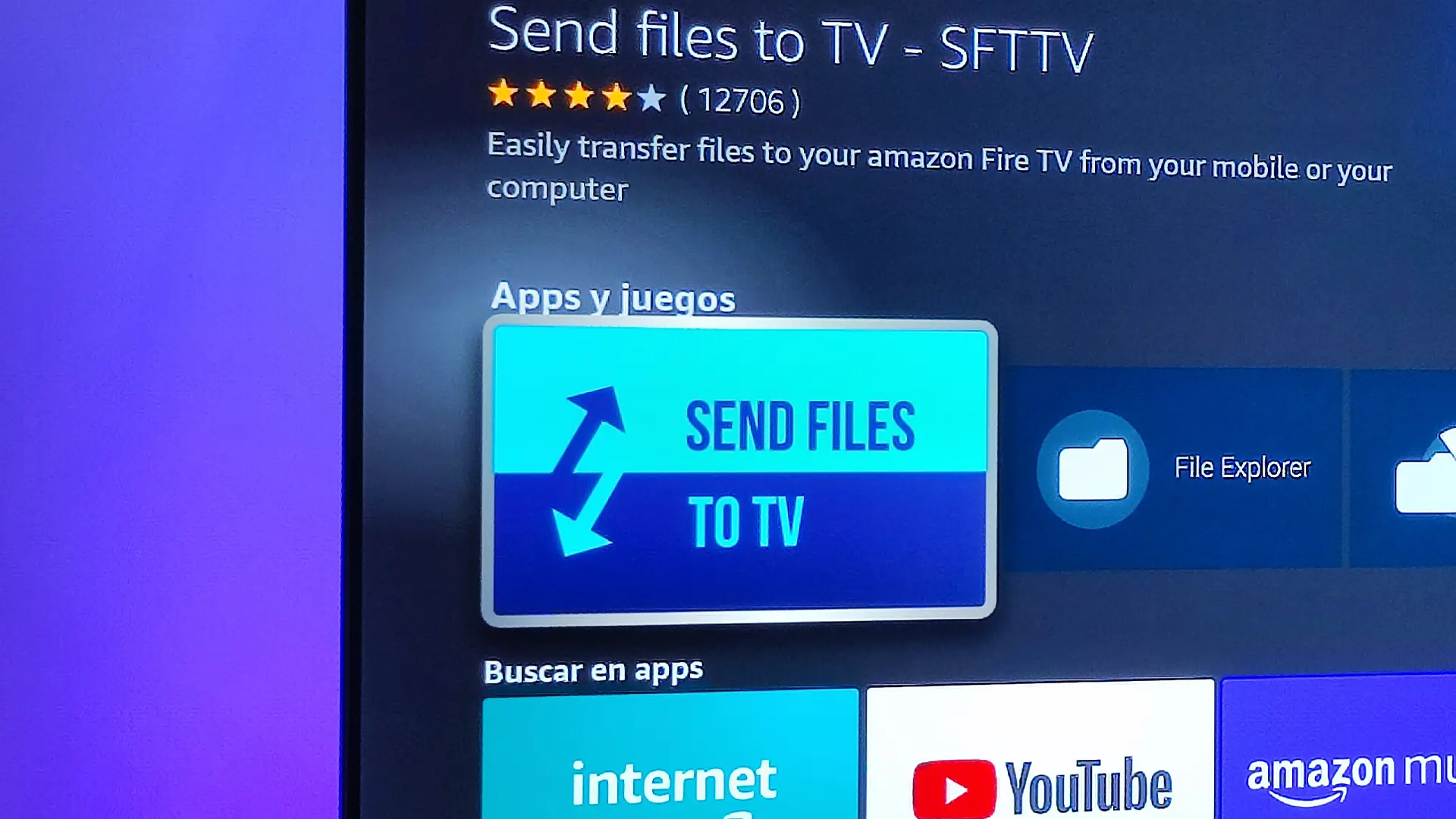 La guía de Send Files to TV SFTTV para enviar archivos a tu Fire TV de forma inalámbrica