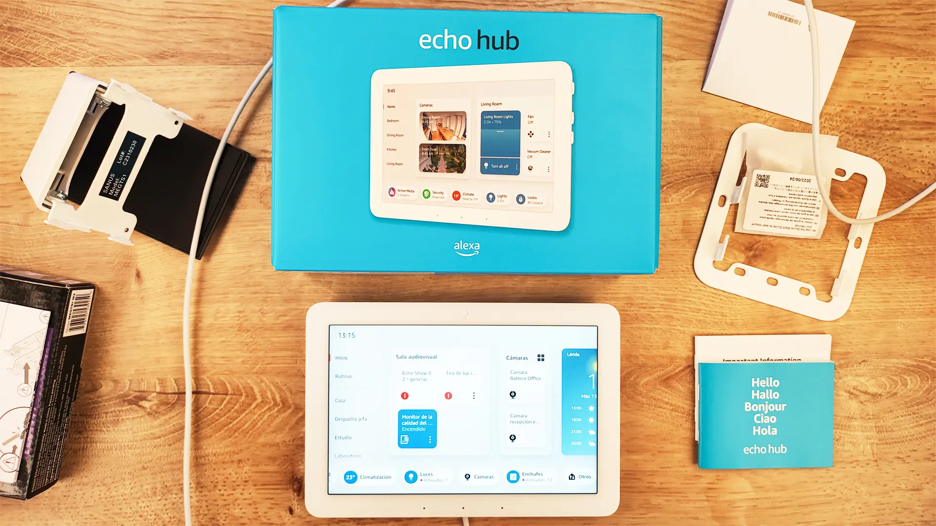 Primeras impresiones del Amazon Echo Hub una vez puesto en marcha