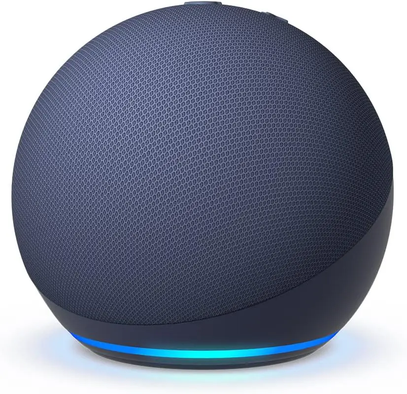 Echo Dot (5.ª generación, modelo de 2022) | Altavoz inteligente wifi y Bluetooth con Alexa, con sonido más potente y de mayor amplitud | Azul marino