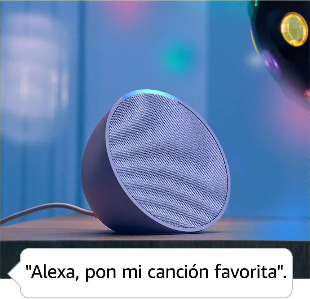 Echo Pop | Altavoz inteligente Bluetooth con Alexa de sonido potente y compacto | Antracita | Alexa pon mi canción favorita