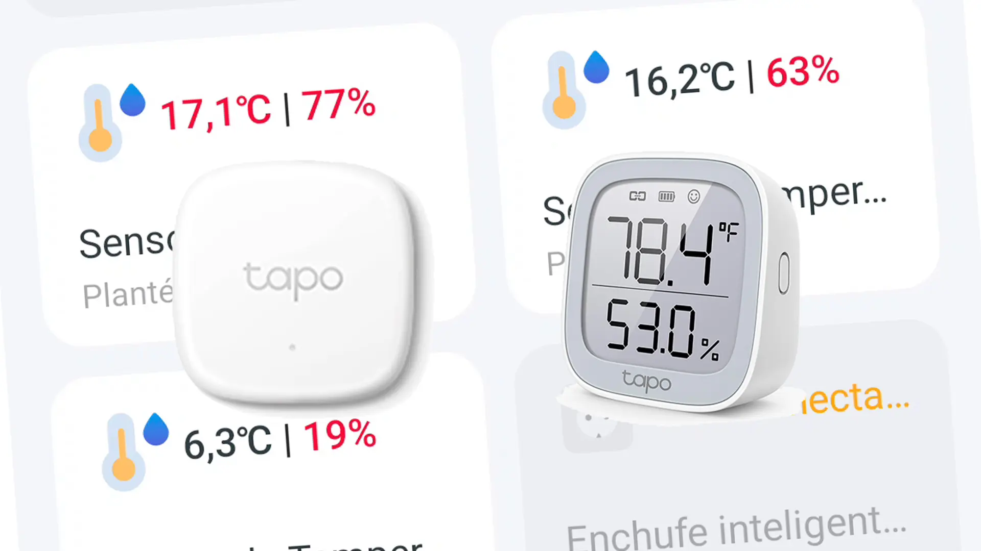 Zona de Confort del Sensor de Temperatura Tapo T310 y T315